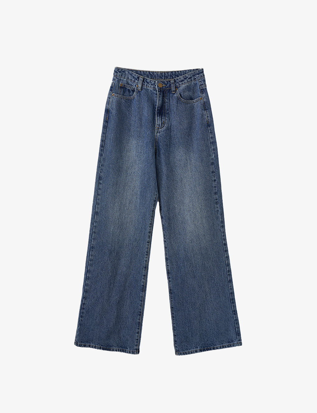 Wide-leg High-rise Denim Jeans